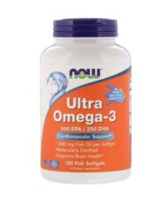 Now Foods – Ultra Omega 3 500 EPA/250 DHA, 180 Gélules
