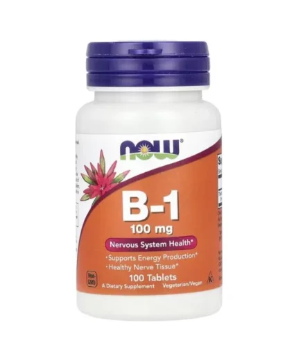 NOW Foods, B-1, 100 mg, 100 comprimés