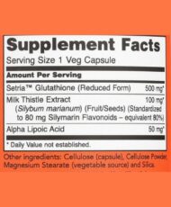 Now Foods – Glutathione, 500 mg, 60 Capsules – Image 4