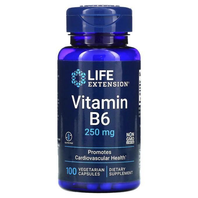 Life Extension Vitamine B6 Life Extension Vitamine B6, 250 mg, 100 capsules végétariennes – Image 1