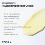 COSRX - The Retinol 0.1 Cream, Anti-aging Crème Visage Hydratante 20ml – Image 8