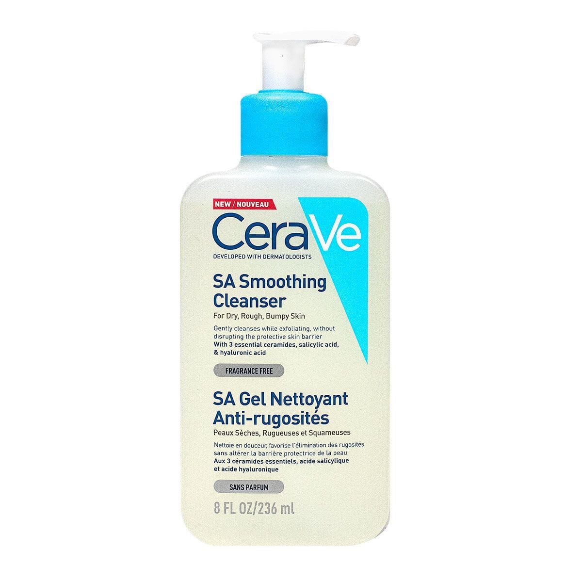 CeraVe_SA_Gel_Nettoyant_Anti-Rugosites_236_ml CeraVe - SA Gel Nettoyant Anti-rugosités - 236 ml – Image 1