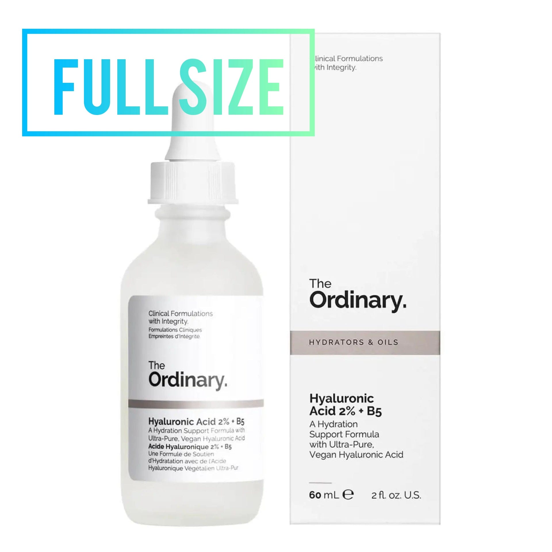 InShot_20220922_235831663 THE ORDINARY - HYALURONIC ACID 2% + B5 - Full Size 60ml – Image 1
