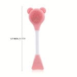 POPPIN - Pinceau en silicone 2 en 1 pour visage - réf Pink – Image 4