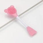 POPPIN - Pinceau en silicone 2 en 1 pour visage - réf Pink – Image 10