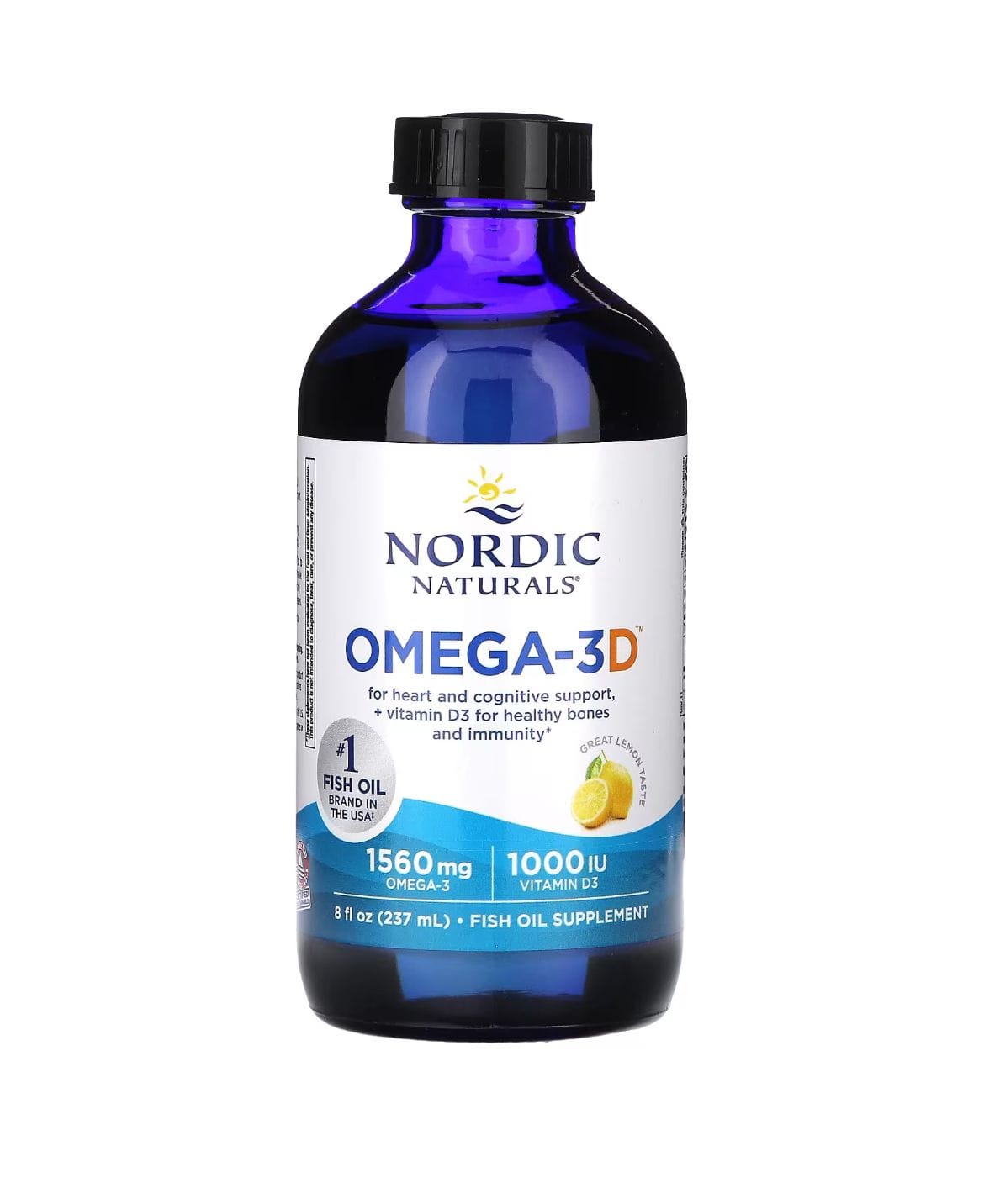 WhatsApp Image 2026-03-18 at 04.15.22 nordic naturels Omega-3D, Lemon, 8 fl oz (237 ml) – Image 1