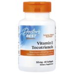 Doctor's BEST Vitamine E et tocotriénols, 60 capsules à enveloppe molle