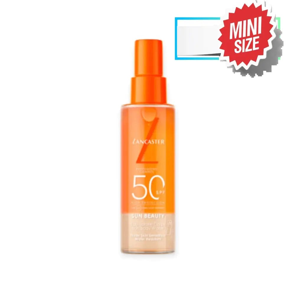 lancaster-beauty-mini-spf-50-sun-eau-solaire-corps-100ml-body-lotion-413 LANCASTER BEAUTY - MINI SPF 50 Sun Beauty Eau Solaire Corps - 100ml – Image 1