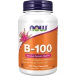 Now Foods B-100 Vitamines B-Complex , efficacité maximale - 100 VegCaps