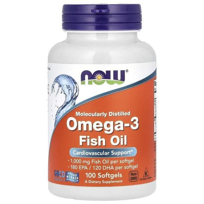 now-foods-huile-de-poisson-riche-en-omega-3-1000-mg-180-epa-120-dha-100-capsules Now Foods Huile de poisson riche en oméga-3, 1000 mg, 180 EPA - 120 DHA, 100 capsules – Image 1