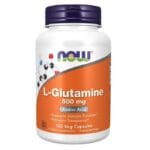 Now Foods L-glutamine, 500 mg,Soutient la fonction immunitaire 120 capsules vég