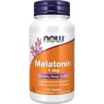 Now Foods melatonine 1 mg, avec nutriments cofacteurs, cycle de sommeil sain, 100 comprimés