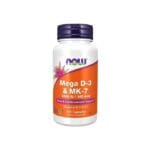 Now Foods MK-7 Vitamin K-2, 5000 IU 180 mcg, 120 Veg Capsules