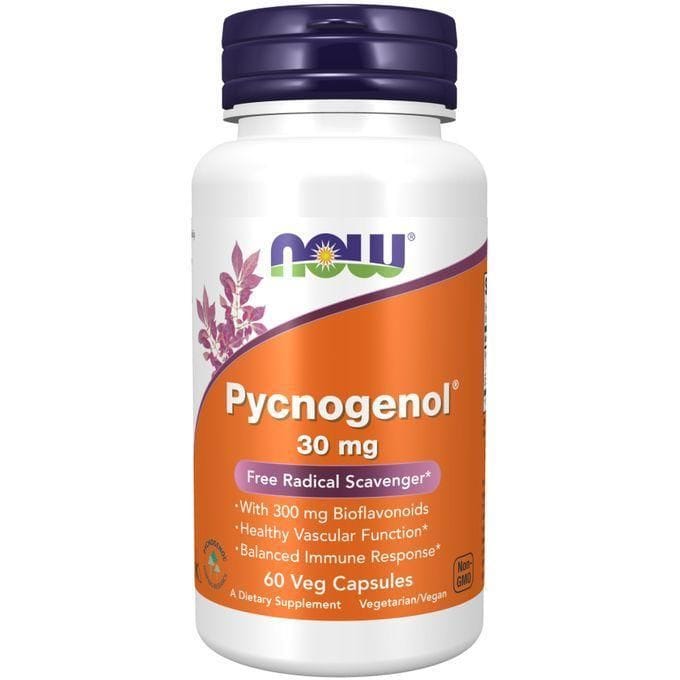 now-foods-pycnogenol-30-mg-60-capsules Now Foods Pycnogenol, 30 mg, 60 capsules végétariennes – Image 1