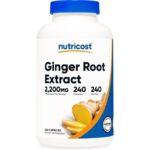 Nutricost Extrait de Racine de Gingembre, 240 capsules