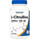 Nutricost L-citrulline, 1000 mg, 120 capsules