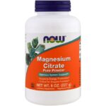 Now Foods Poudre pure de citrat de magnésium, 227 g
