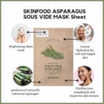 SKINFOOD - Sous Vide Mask Sheet - réf Asparagus – Image 4