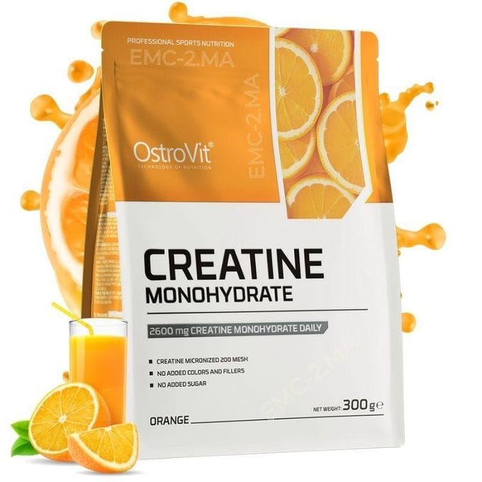 OstroVit Creatine Monohydrate 100 Servings Micronized 300 g Orange OstroVit Creatine Monohydrate 100 Orange 300 g – Image 1