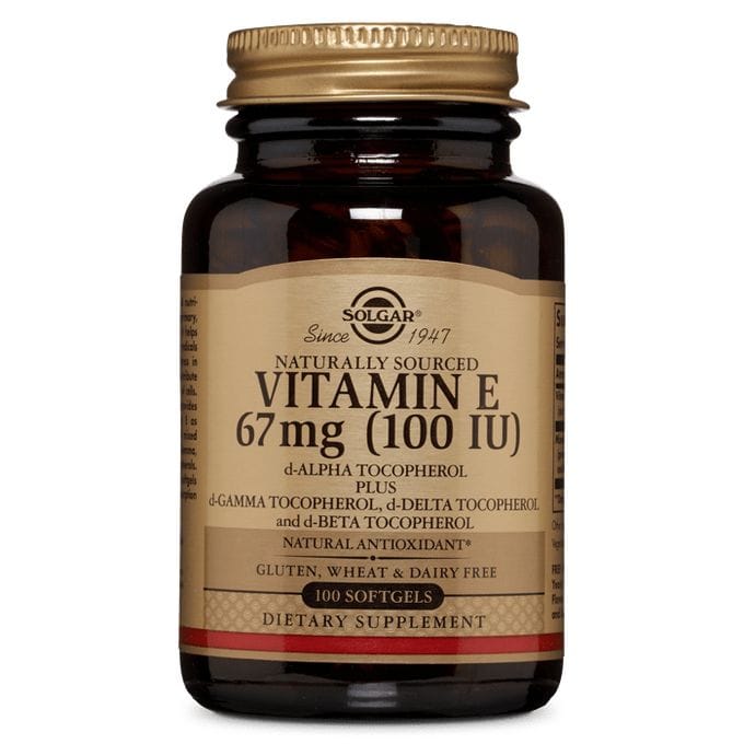 naturally-sourced-vitamin-e-67-mg-100-iu-100-softgels-solgar Solgar Naturally Sourced Vitamin E, 67 mg (100 IU), 100 Softgels – Image 1