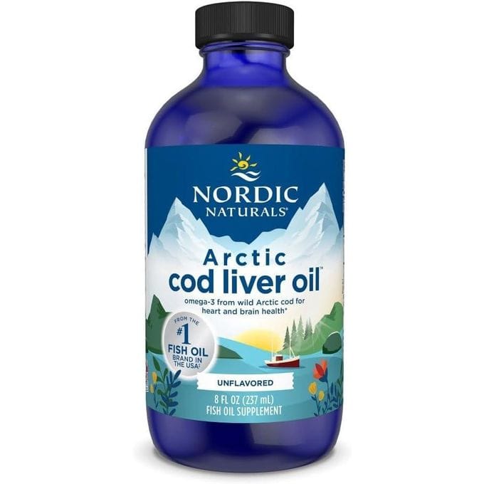 nordic-naturals-arctic-codd-liverr-oil-non-aromatise-1060-mg-237 Nordic Naturals Codd Liverr Oil, Non aromatisé, 1060 mg, 237 ml – Image 1