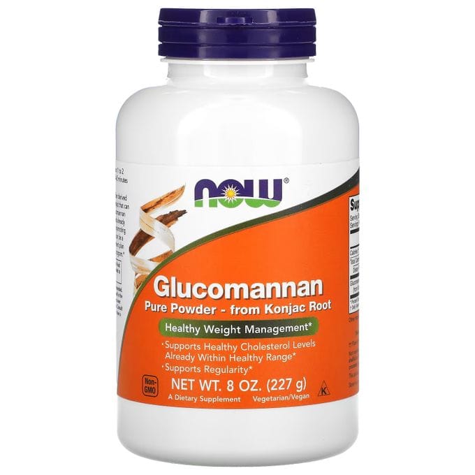 now-foods-glucomannane-poudre-pure-227-g-favorise-la-perte-de-poids Now Foods Glucomannane Poudre pure, 227 g – Image 1