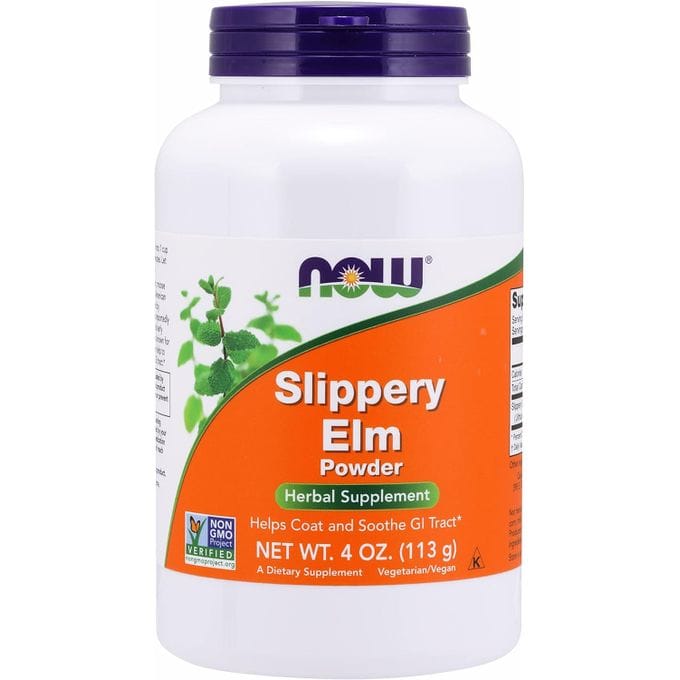 now-foods-slippery-elm-powder-4-oz-113-g Now Foods Slippery Elm Powder 113 g – Image 1