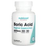 Nutricost Acide borique pour femme, 600 mg, 30 capsules