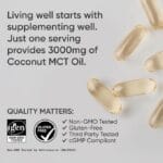 Sports Research Huile MCT, 120 capsules – Image 2