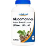 Nutricost Glucomannan 1,800mg 180 Capsules