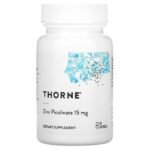 Thorne Research Picolinate de zinc, 15 mg, 60 capsules