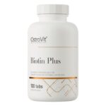 OstroVit Biotin Plus Biotine, Zinc, Sélénium & Acide folique 100 Tabs