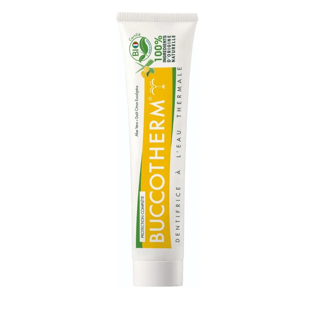 Buccotherm-Dentifrice-Prevention-caries-Citron-75ml.jpg Buccotherm Dentifrice Prevention caries Citron 75ml – Image 1