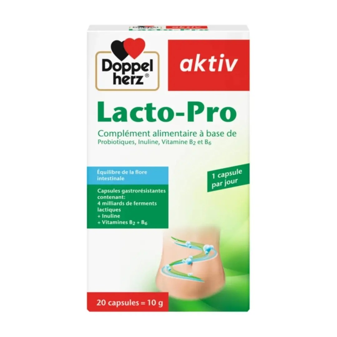 Doppel-Herz-Lacto-Pro-20-Capsules.jpg Doppel Herz Lacto-Pro 20 Capsules – Image 1