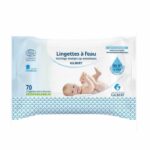 Gilbert Lingettes Bébé à l&rsquo;Eau Biodégradables – 70 lingettes