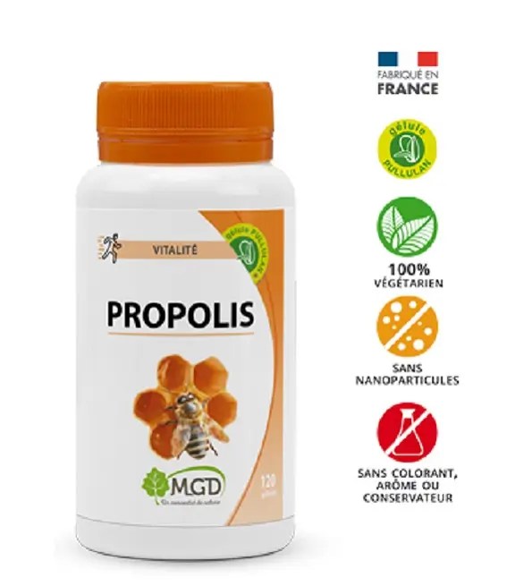 Mgd-Nature-Propolis-120-Gelules.jpg Mgd Nature Propolis 120 Gélules – Image 1