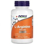 NOW Foods L-arginine 500 mg 100 capsules végétariennes