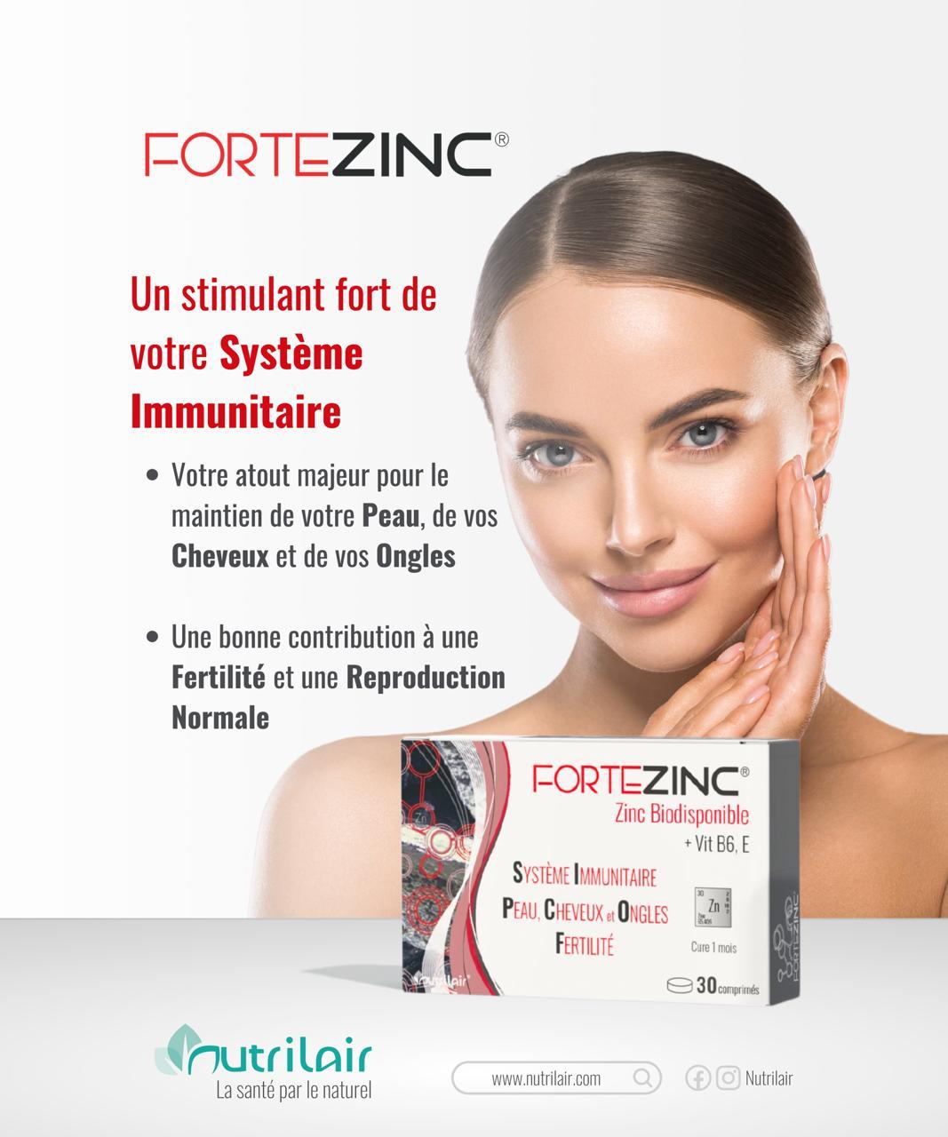 NUTRIMAX-FORTE-ZINC-B6-ZINC-ORG-ET-E-30-COMPRIMES.jpg NUTRIMAX FORTEZINC ZINC ORG , Vit B6, E 30 COMPRIMES – Image 1