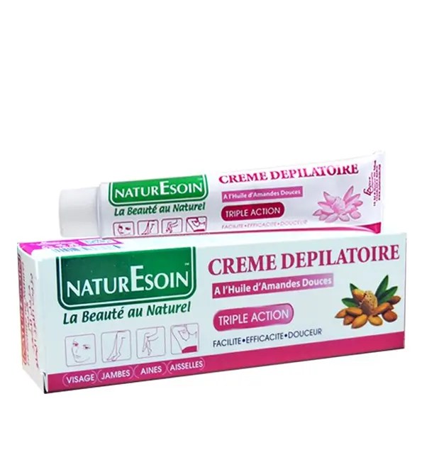 NaturEsoin-Creme-Depilatoire-a-lHuile-dAmandes-Douces-50-ml.jpg Nature soin Crème Dépilatoire à l’Huile d’Amandes Douces – 50 ml – Image 1