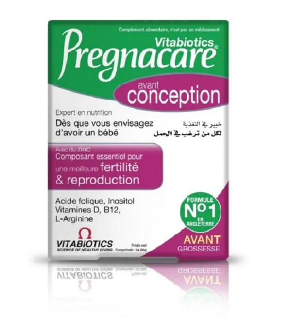 Pregnacare-Avant-conception-30-Comprimes.jpg Pregnacare Avant conception 30 Comprimés – Image 1