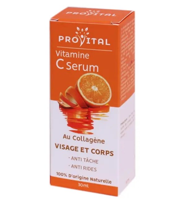 Pro-Vital-Vitamine-C-Serum-au-Collagene-30-ml.jpg Provital Vitamine C Sérum au Collagène – 30 ml – Image 1
