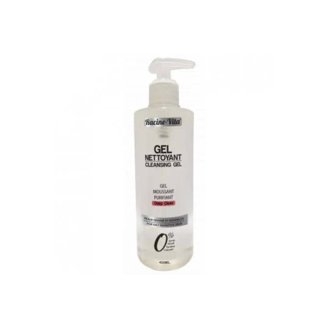 Racine-Vita-Gel-Nettoyant-Purifiant-Peau-Grasse-420ml.jpg Racine Vita Gel Nettoyant Purifiant Peau Grasse 420ml – Image 1