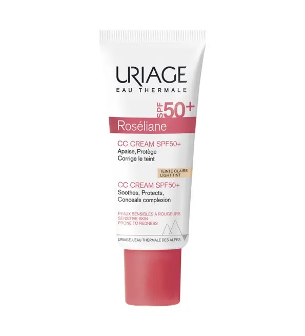 Uriage-Roseliane-CC-Creme-Teinte-Claire-spf50-40-ml.jpg Uriage Roseliane CC Creme Teinte Claire spf50+ 40 ml – Image 1