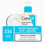 CeraVe SA Gel Nettoyant Anti-Rugosités Peau Sèche et Rugueuse  236ml